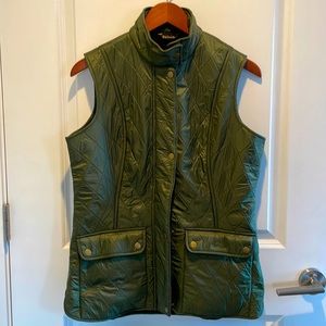 Barbour vest, Women’s size 8, dark green